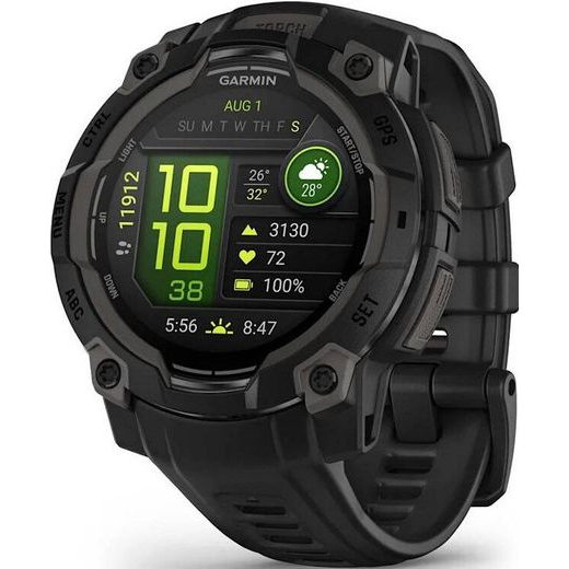 GARMIN INSTINCT® 3 – 45 MM, AMOLED ČERNÉ S ČERNÝM PÁSKEM 010-02936-00 - INSTINCT 3 - BRANDS