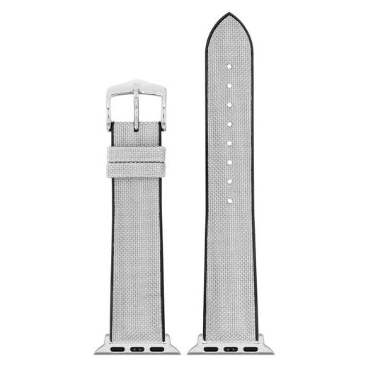 ŘEMÍNEK HIRSCH ARNE PRO APPLE WATCH - ŠEDÝ - ŘEMÍNKY - OSTATNÍ