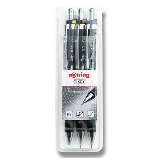 SADA MECHANICKÝCH TUŽEK ROTRING TIKKY BLACK 0041/0801310 - PENS SETS - ACCESSORIES