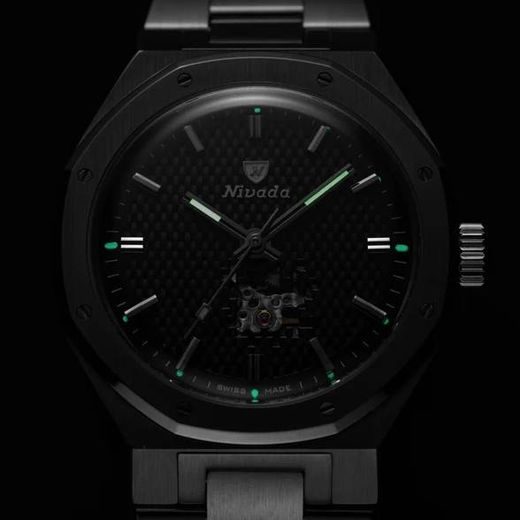 NIVADA GRENCHEN F77 TITANIUM SKELETON OPEN HEART MK2 - 38 MM - F77 - BRANDS