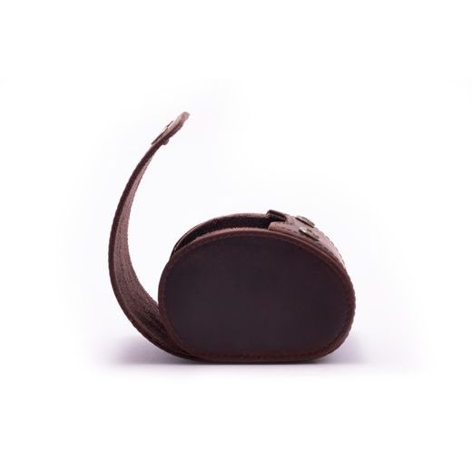 KOŽENÉ CESTOVNÍ POUZDRO HELVETI (PRO 1 HODINKY - TMAVĚ HNĚDÉ) - BOXY NA HODINKY - OSTATNÍ