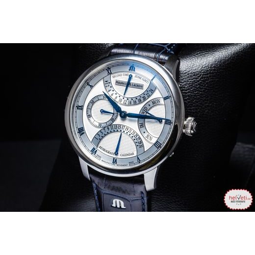 MAURICE LACROIX MASTERPIECE MOONPHASE RÉTROGRADE MP6608-SS001-110 - MASTERPIECE - ZNAČKY