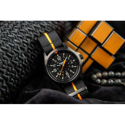 TRASER P67 OFFICER PRO BLACK NATO WITH STRIPE - HERITAGE - BRANDS