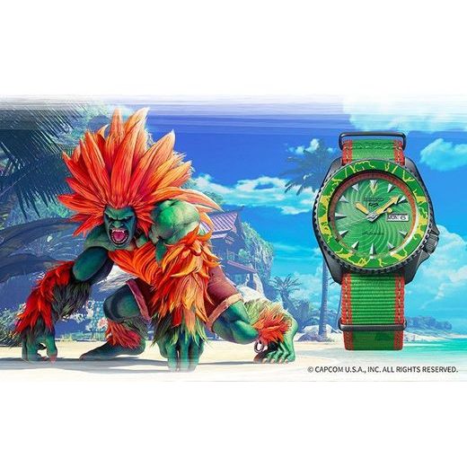 SEIKO 5 SPORTS SRPF23K1 BLANKA STREET FIGHTER LIMITED EDITION - SEIKO 5 SPORTS 2019 - ZNAČKY