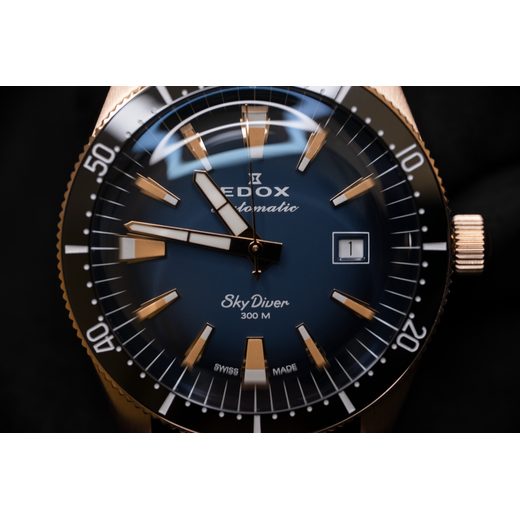 EDOX SKYDIVER DATE AUTOMATIC 80126-BRN-BUIDR LIMITED EDITION - SKYDIVER - ZNAČKY