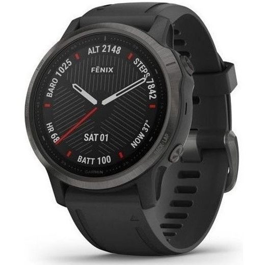 GARMIN FENIX6S PRO SAPPHIRE, GRAY/BLACK BAND (MAP/MUSIC) 010-02159-25 - GARMIN - ZNAČKY