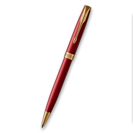 KULIČKOVÉ PERO PARKER SONNET RED GT 1502/5231476 - BALLPOINT PENS - ACCESSORIES