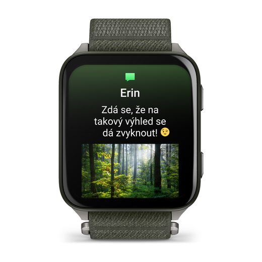 GARMIN VENU® X1 MOSS S NYLONOVÝM ŘEMÍNKEM COMFORTFIT V BARVĚ MOSS 010-02980-03 - X1 - ZNAČKY