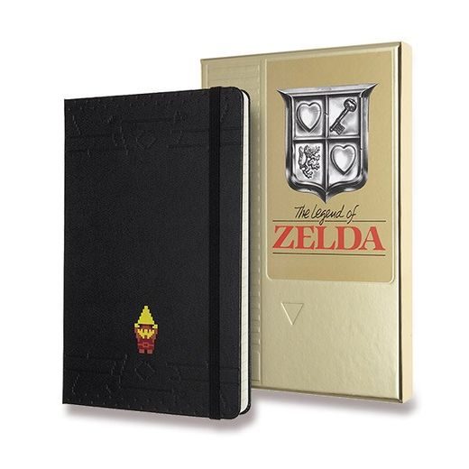 ZÁPISNÍK MOLESKINE THE LEGEND OF ZELDA - TVRDÉ DESKY - L, LINKOVANÝ 1331/1917315 - DIÁŘE A ZÁPISNÍKY - OSTATNÍ