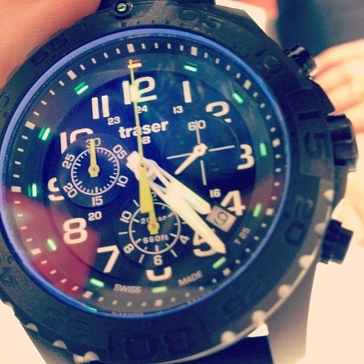 TRASER OUTDOOR PIONEER CHRONOGRAPH, SILICONE - TRASER - BRANDS