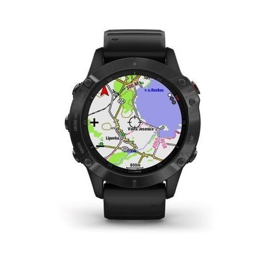 GARMIN FENIX6 PRO GLASS, BLACK/BLACK BAND (MAP/MUSIC) 010-02158-02 - GARMIN - ZNAČKY