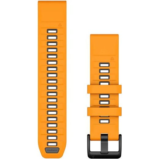 GARMIN QUICKFIT® STRAP 22MM, SPARK ORANGE/GRAPHITE SILICONE 010-13392-01 - CURELE - ALTELE