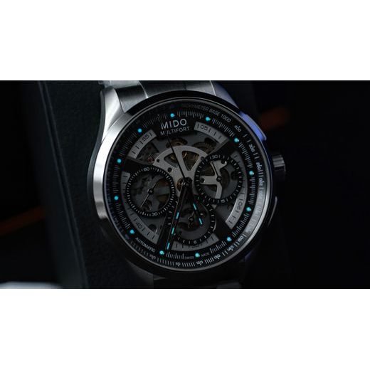 MIDO MULTIFORT SKELETON CHRONOGRAPH M038.662.11.060.00 - MULTIFORT - BRANDS