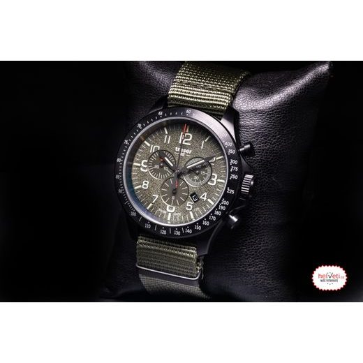 TRASER P67 OFFICER PRO CHRONOGRAPH GREEN, NATO - HERITAGE - BRANDS