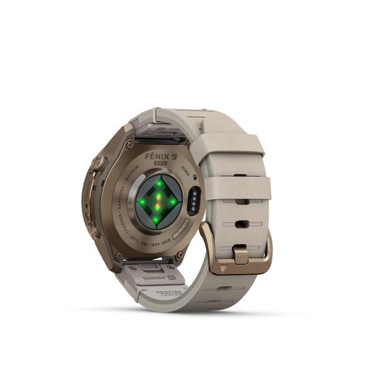 GARMIN FENIX® 9 PRO INREACH - 43 MM, AUTUMN GOLD TITANIUM S KOŽENÝM ŘEMÍNKEM BONE 010-04335-41 - FENIX 9 PRO INREACH - ZNAČKY