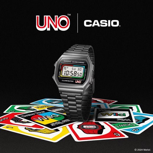 CASIO COLLECTION VINTAGE A168WEUC-1AER UNO™ COLLABORATION - CLASSIC COLLECTION - ZNAČKY