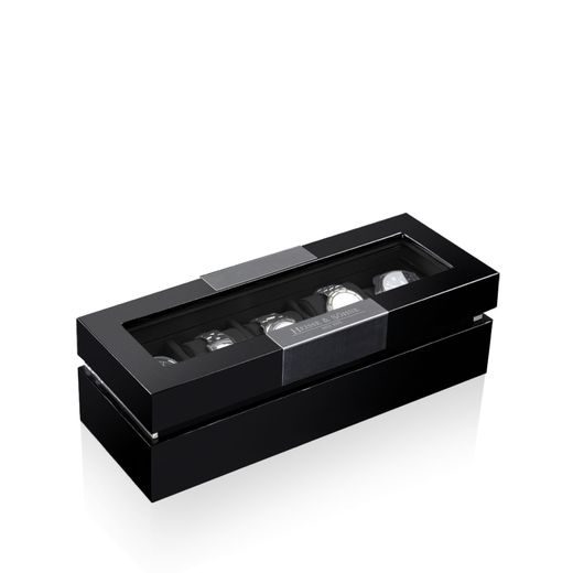 WATCH BOX HEISSE & SÖHNE EXECUTIVE BLACK 5 70019-85 - WATCH BOXES - ACCESSORIES