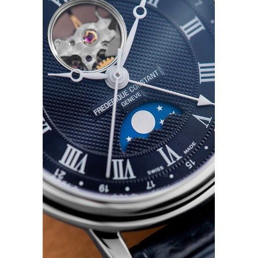 FREDERIQUE CONSTANT CLASSICS HEART BEAT MOONPHASE DATE AUTOMATIC FC-335MCNW4P26 - CLASSICS GENTS - BRANDS