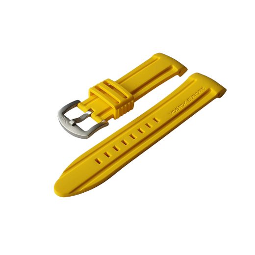 ŽLUTÝ SILIKONOVÝ ŘEMÍNEK VOSTOK EUROPE 24MM PRO MODEL ANCHAR NH35-510A522 - ŘEMÍNKY - OSTATNÍ