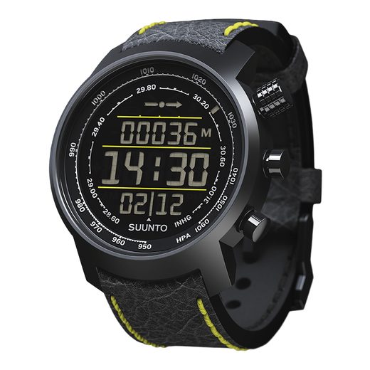 SUUNTO ELEMENTUM TERRA BLACK/YELLOW LEATHER SS019997000 - ARCHÍV