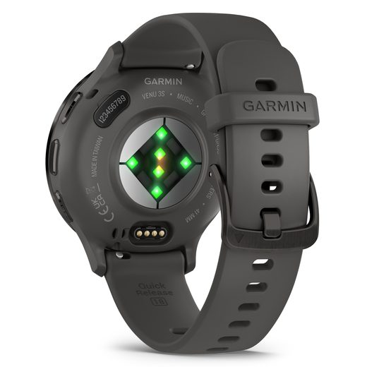 GARMIN VENU® 3S SLATE/GRAY, SILICONE BAND 010-02785-00 - VENU - BRANDS