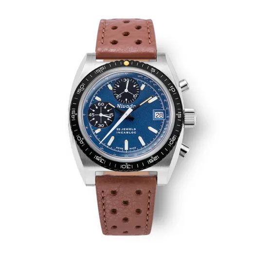 NIVADA GRENCHEN AUTOCHRON BLUE AUTOMATIC - AUTOCHRON - BRANDS