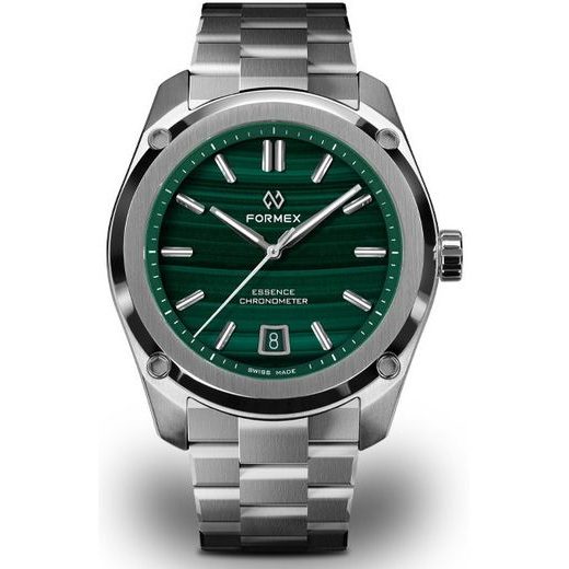 FORMEX ESSENCE FORTYONE AUTOMATIC CHRONOMETER MALACHITE STEEL BRACELET 0334.1.6690.100 - ESSENCE - MĂRCI