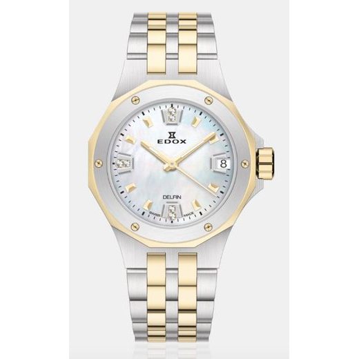 EDOX DELFIN THE ORIGINAL DIVER DATE LADY 53100-357JM-NADND - DELFIN - BRANDS
