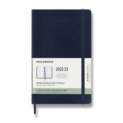18-MONTH MOLESKINE DIARY 2022-23 - L, SOFT COVER - DIARIES AND NOTEBOOKS - ACCESSORIES