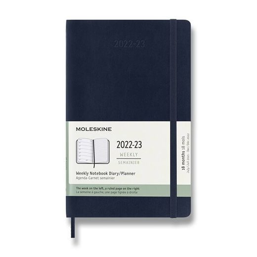 18month Moleskine diary 202223 L, soft cover Helveti.eu