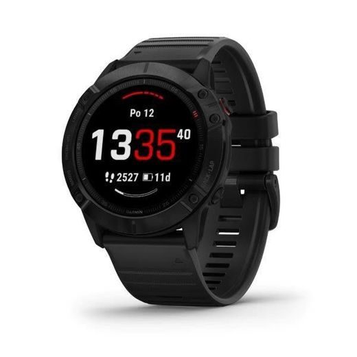 GARMIN FENIX6X PRO GLASS, BLACK/BLACK BAND (MAP/MUSIC) 010-02157-01 - GARMIN - ZNAČKY