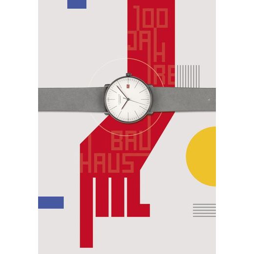 JUNGHANS MAX BILL AUTOMATIC 100 JAHRE BAUHAUS 027/4901.02 - JUNGHANS - ZNAČKY