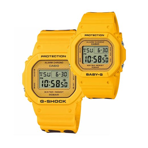 SET CASIO G-SHOCK SUMMER LOVER HONEY SERIES DW-5600SLC-9ER A BGD-565SLC-9ER - WATCHES FOR COUPLES - WATCHES