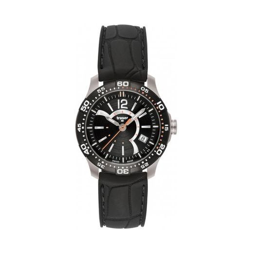 TRASER LADYTIME BLACK LEATHER - TRASER - BRANDS