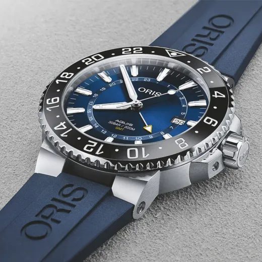 ORIS AQUIS GMT DATE 43,5 MM 01 798 7754 4135-07 4 24 65EB - AQUIS - MĂRCI