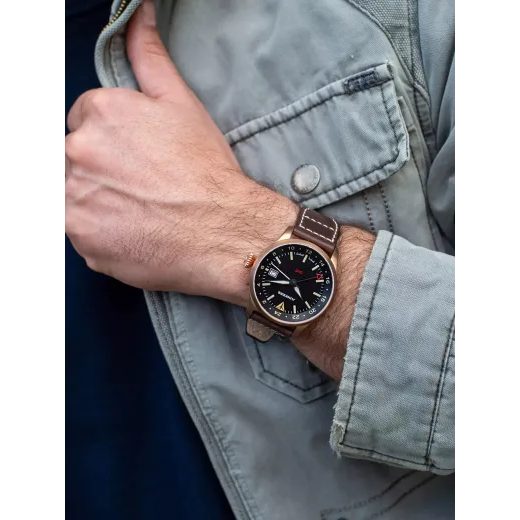 JUNKERS FLIEGER BRONZE GMT 966.02.02 - FLIEGER - ZNAČKY