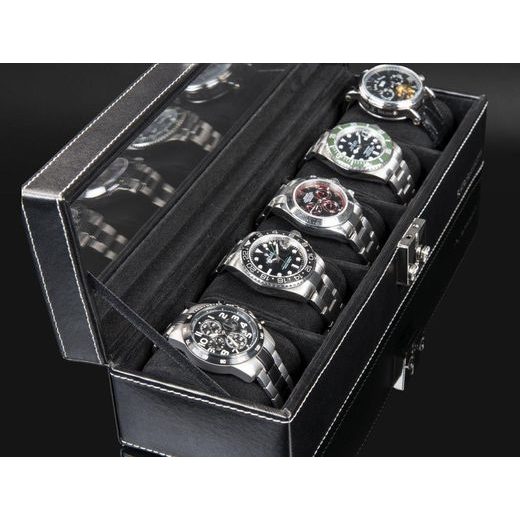 WATCH BOX DESIGNHÜTTE SOLID 5 70005-131 - WATCH BOXES - ACCESSORIES