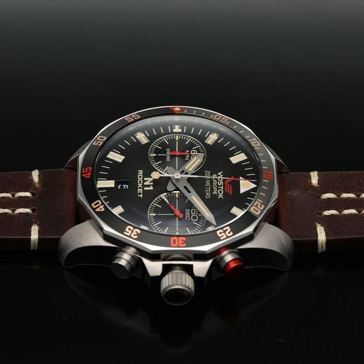 VOSTOK EUROPE N-1 ROCKET CHRONO LINE 6S21-225A618 - ROCKET N-1 - ZNAČKY