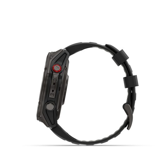 GARMIN FĒNIX® 8 PRO – 51 MM, AMOLED SAPPHIRE, CARBON GREY DLC TITANIUM SE SILIKONOVÝM ŘEMÍNKEM BLACK/PEBBLE GREY 010-03199-01 - FENIX 8 PRO 51MM - ZNAČKY