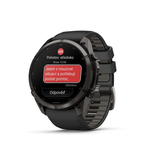 GARMIN FENIX® 9 PRO INREACH - 51 MM, CARBON GRAY DLC TITANIUM BLACK/PEBBLE 010-04337-11 - FENIX 9 PRO INREACH - ZNAČKY