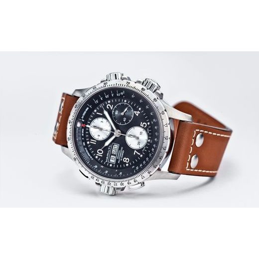 HAMILTON KHAKI AVIATION X-WIND AUTO CHRONO H77616533 - KHAKI AVIATION - BRANDS