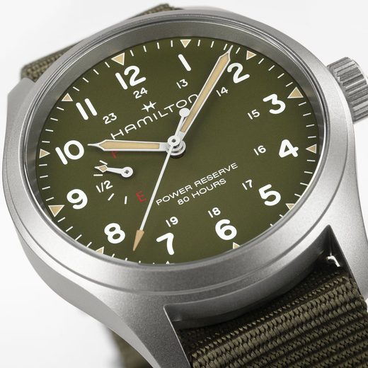 HAMILTON KHAKI FIELD MECHANICAL POWER RESERVE 40 MM H69509960 - KHAKI FIELD - BRANDS