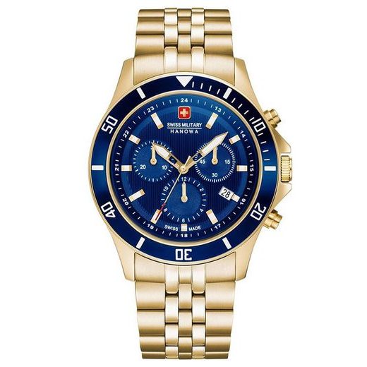 SWISS MILITARY HANOWA FLAGSHIP CHRONO II 5331.02.003 - FLAGSHIP - ZNAČKY
