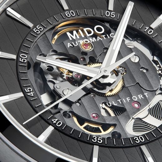 MIDO MULTIFORT SKELETON VERTIGO M038.436.11.061.00 - MULTIFORT - BRANDS