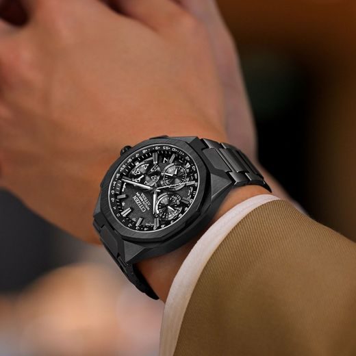 CITIZEN ATTESA SPACESHIP SATELLITE WAVE GPS CC4105-69E - SUPER TITANIUM - ZNAČKY