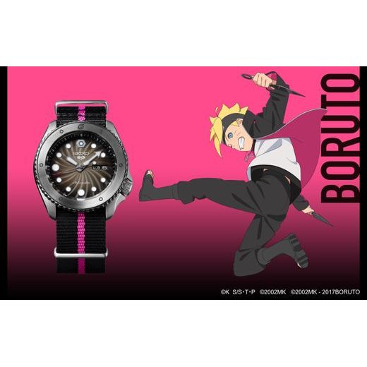 SEIKO 5 SPORTS BORUTO UZUMAKI LIMITED EDITION SRPF65K1 - NARUTO & BORUTO - ZNAČKY