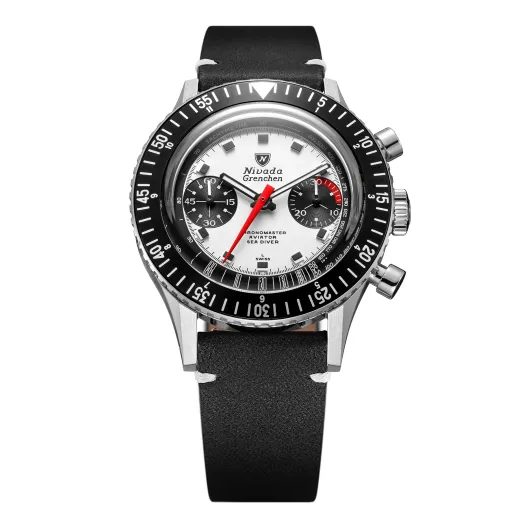 NIVADA GRENCHEN CHRONOMASTER WHITE PANDA 41MM - CHRONOMASTER - ZNAČKY
