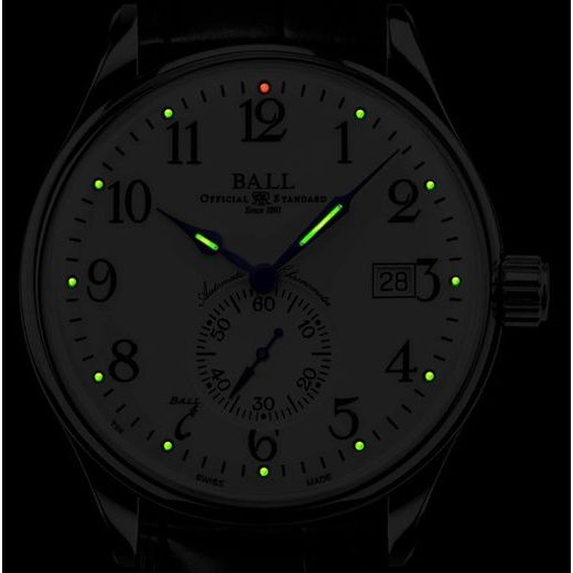 BALL TRAINMASTER STANDARD TIME COSC NM3888D-S1CJ-WH - BALL - ZNAČKY