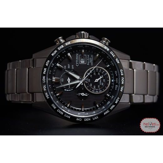 CITIZEN RADIO CONTROLLED CHRONO TITANIUM AT8154-82E - SUPER TITANIUM - ZNAČKY