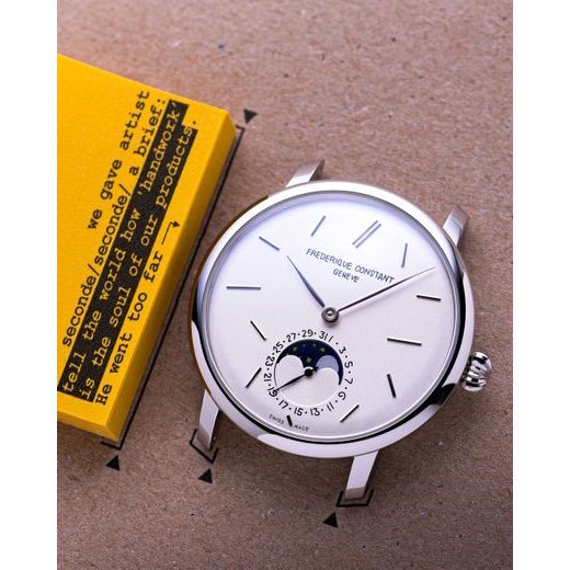 FREDERIQUE CONSTANT MANUFACTURE SLIMLINE MOONPHASE AUTOMATIC SECONDE/SECONDE/ LIMITED EDITION FC-705SOC4S6 - SLIMLINE GENTS - ZNAČKY